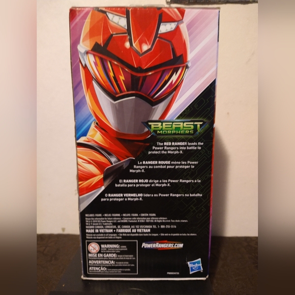 2018 Red Power Ranger Beast Morphers Red Ranger - Picture 3 of 3